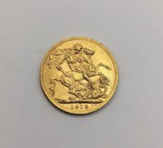 United Kingdom - George V (1910-1936), Full Sovereign, dated 1912, London Mint,