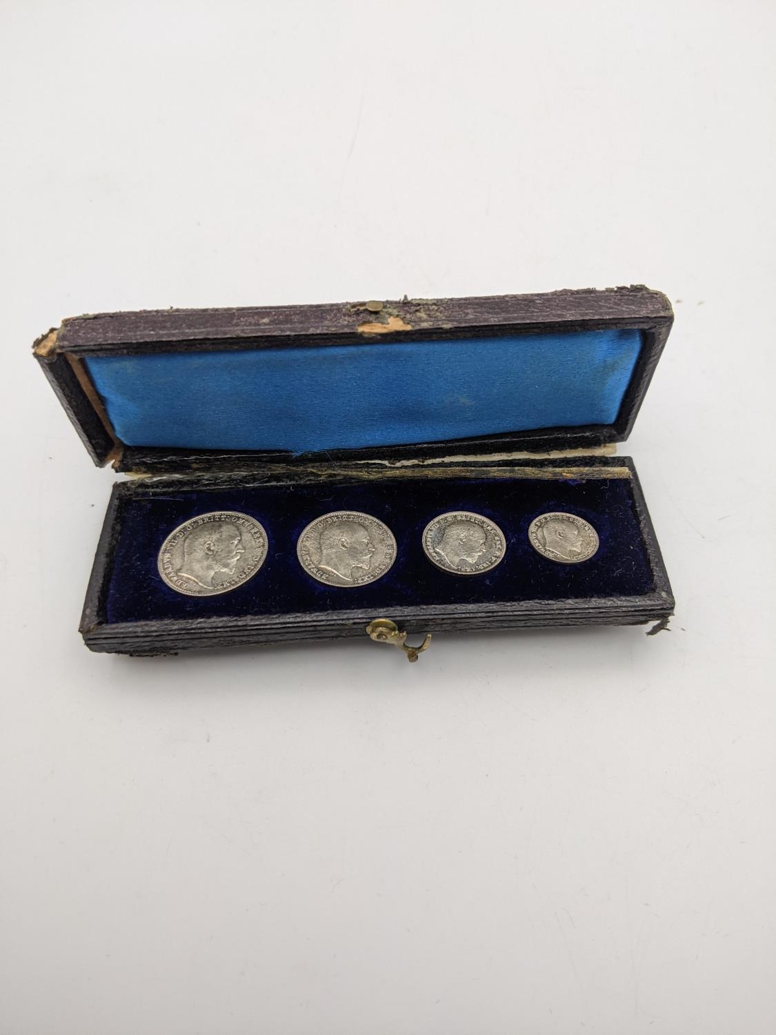 United Kingdom - Edward VII (1901-1910) Maundy set, dated 1908, comprising 4d, 3d, 2d and 1d, housed - Image 2 of 3