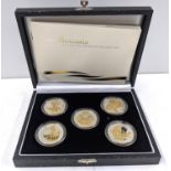 United Kingdom - Elizabeth II (1952-2022), Royal Mint '2006 Britannia Golden Silhouette Collection',