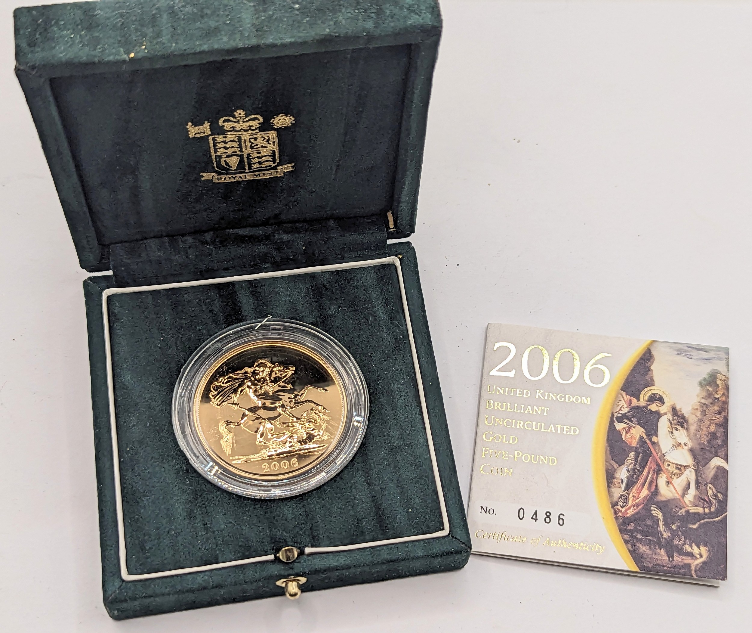 United Kingdom - Elizabeth II (1952-2022), Gold 5 Pounds (5 Sovereigns)