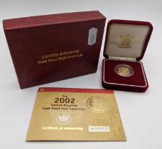 United Kingdom - Elizabeth II (1952-2022) half sovereign, proof, dated 2002, featuring Timothy