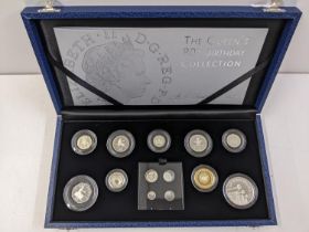 United Kingdom - Elizabeth II (1952-2022), 2006, The Queen's 80th Birthday silver proof collection