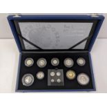 United Kingdom - Elizabeth II (1952-2022), 2006, The Queen's 80th Birthday silver proof collection
