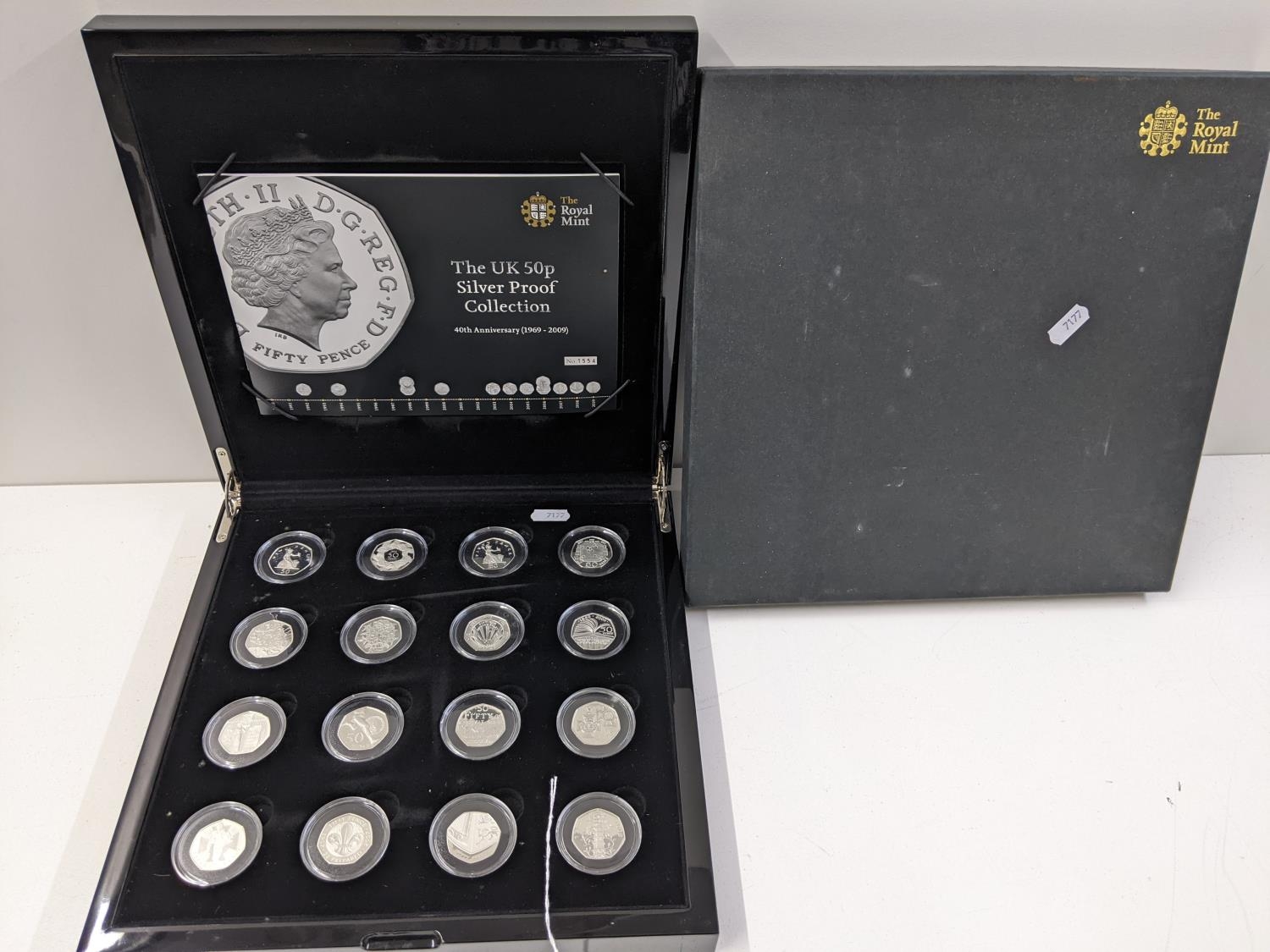 United Kingdom - Elizabeth II (1952-2022), Royal Mint 'The UK 50p Silver Proof Collection', 40th