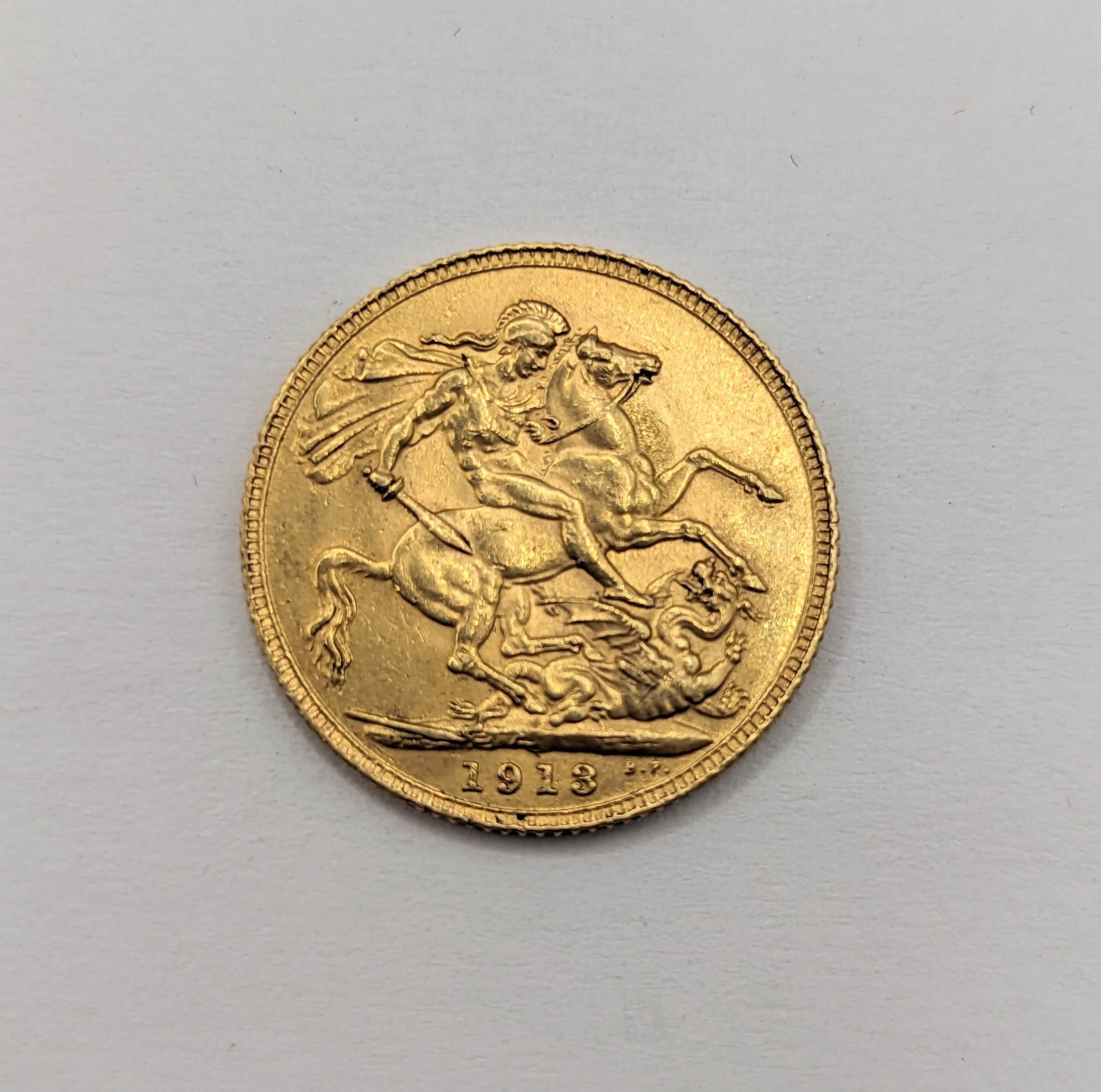 United Kingdom - George V (1910-1936), Full Sovereign, dated 1913, London Mint,