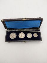 United Kingdom - Edward VII (1901-1910) Maundy set, dated 1908, comprising 4d, 3d, 2d and 1d, housed