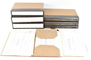 Books: Little Domesday book Millennium edition set number 188/250 to include the facsimile of