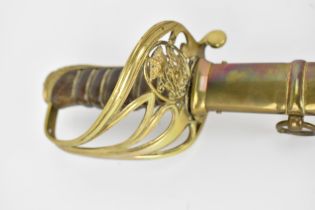 A 20th Century replica of a William IV 1822 pattern Infantry Officers Sword, the blade marked with
