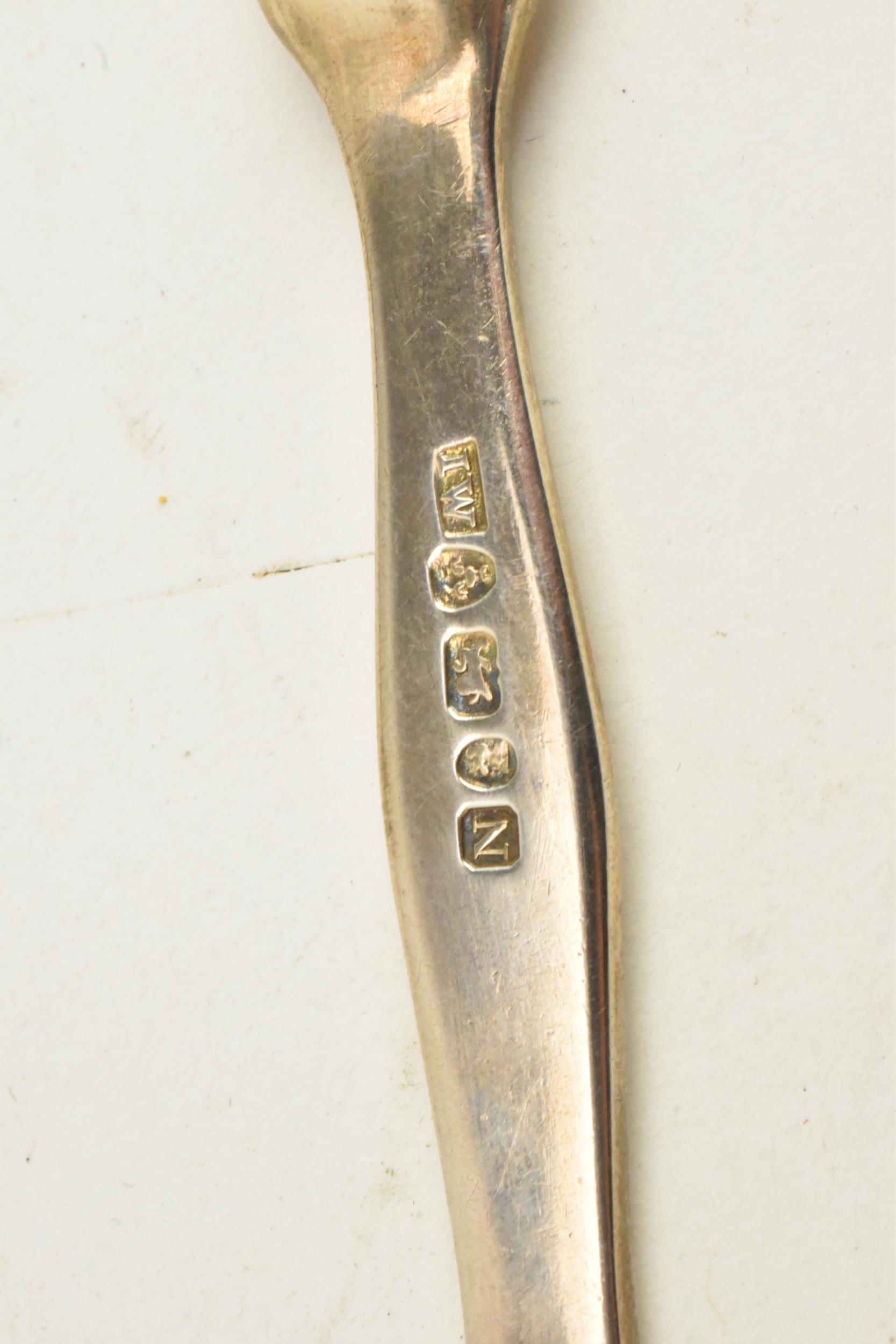 A George IV silver double ended marrow scoop, engraved with family crest, hallmarked Newcastle 1827, - Image 3 of 3