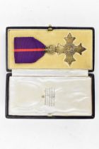 The Most Excellent Order of the British Empire, O.B.E. (Military) Member’s 1st type breast badge,