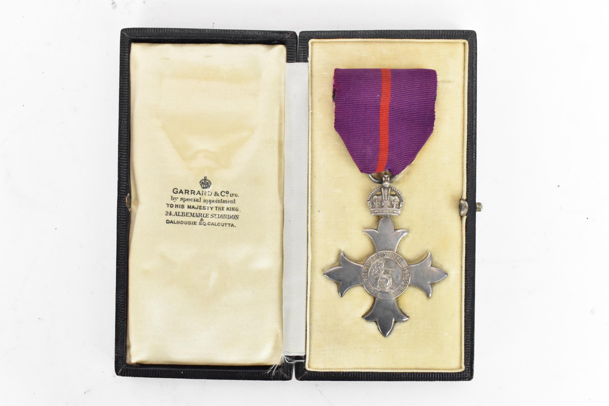 The Most Excellent Order of the British Empire, O.B.E. (Military) Member’s 1st type breast badge,