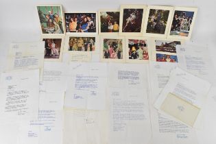 Bing Crosby and family typed letters, three signed by Bing, others signed by Crosby family