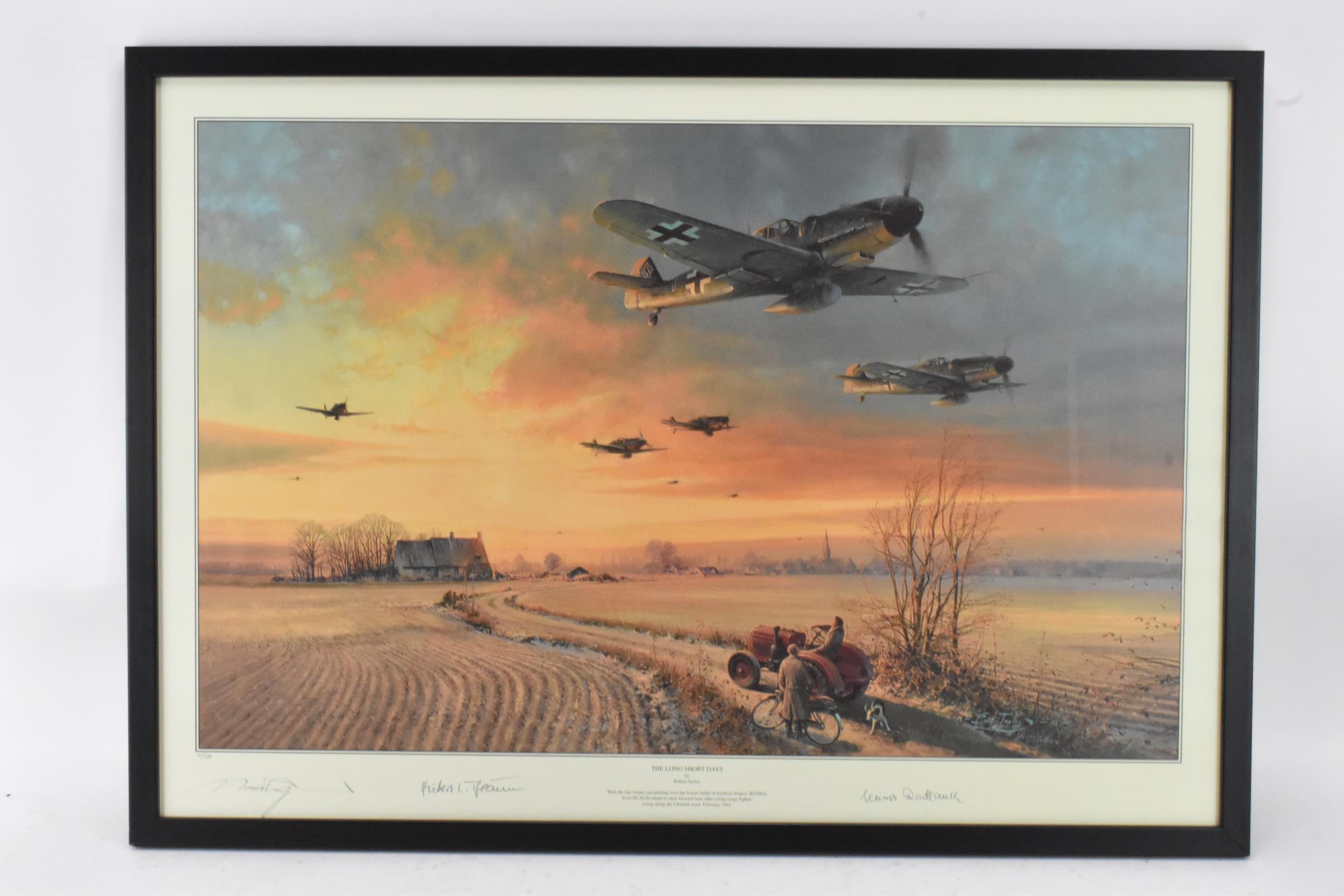 Robert Taylor - A signed limited edition print entitled 'The Long Short Days', numbered 77/250, with
