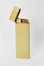 A Cartier Briquet enamel and gold plated lighter, numbered 05601J to the base, 7cm