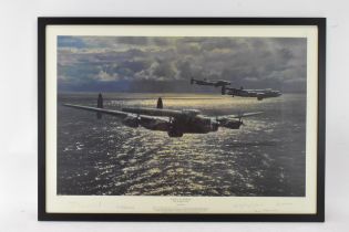 Anthony Saunders - A signed limited edition print entitled 'Pathway To The Ruhr The Dambusters',