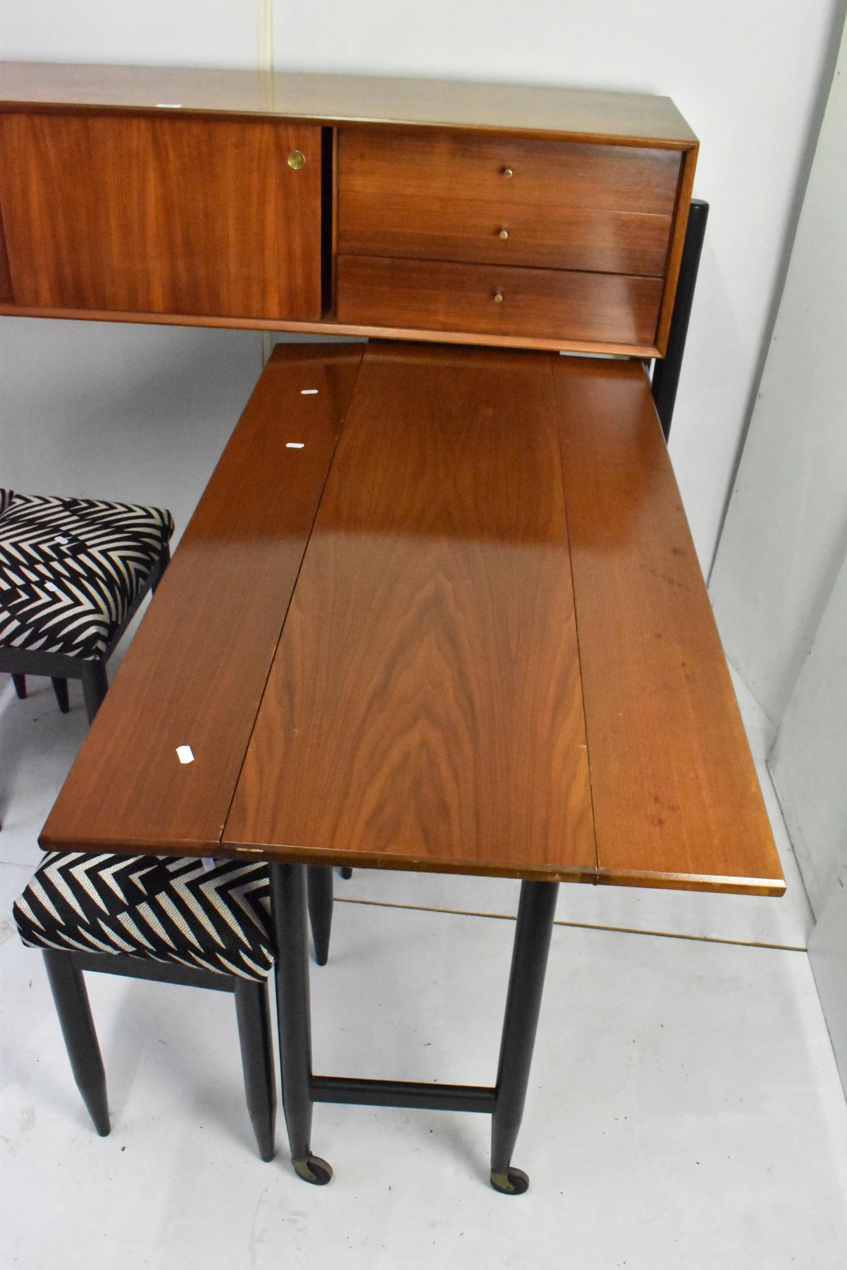 A 1960s White & Newton rare combo teak unit designed by Arthur Edwards, consisting of a sideboard - Image 10 of 11