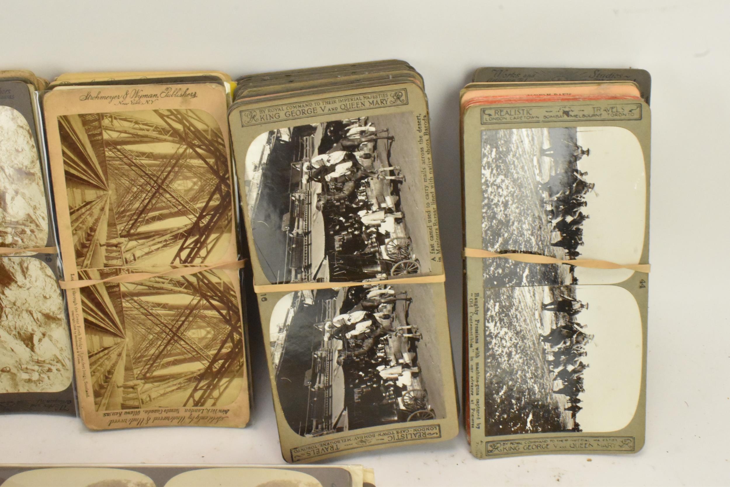 A large collection of photographic stereoscopic cards mainly by Underwood & Underwood, - Image 2 of 8