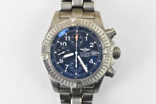 A Breitling Chronograph Avenger, chronometer, automatic, gents, titanium, wristwatch, circa 2006,