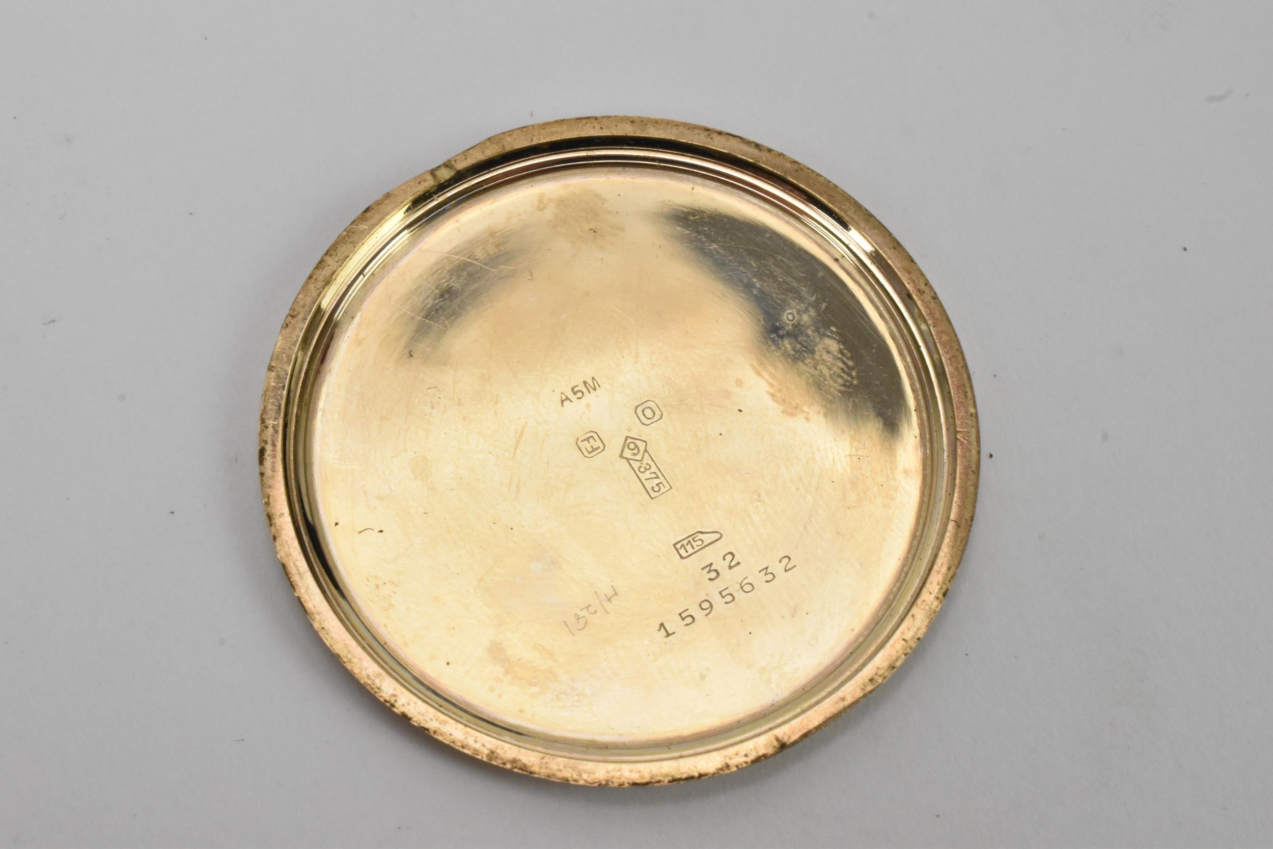 A Cortebert 1930s, 9ct gold, open faced pocket watch - Image 4 of 5