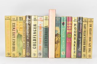 Ian Fleming - A full set of fourteen 1st and early editions James Bond 007 books published by
