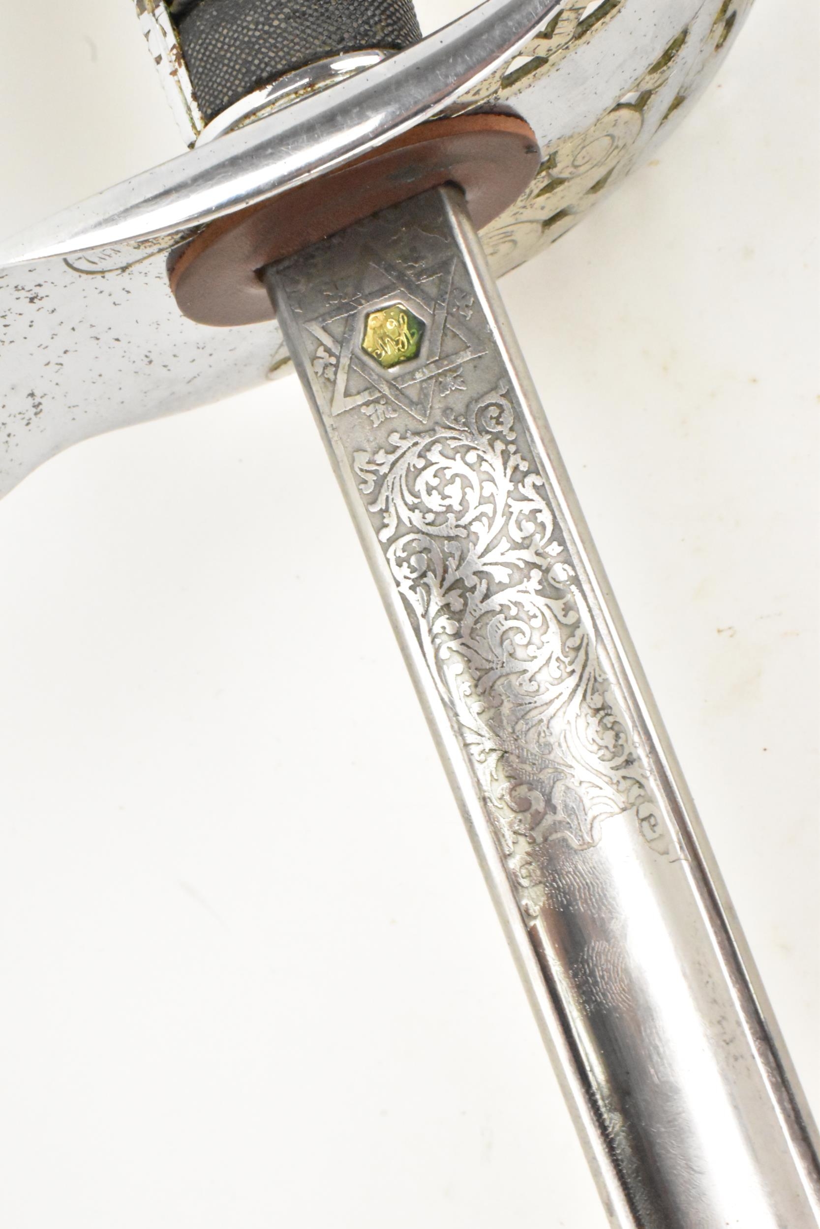 A George V, British 1897 Pattern Infantry Officers Sword by Wilkinson, makers mark and etching to - Image 5 of 12