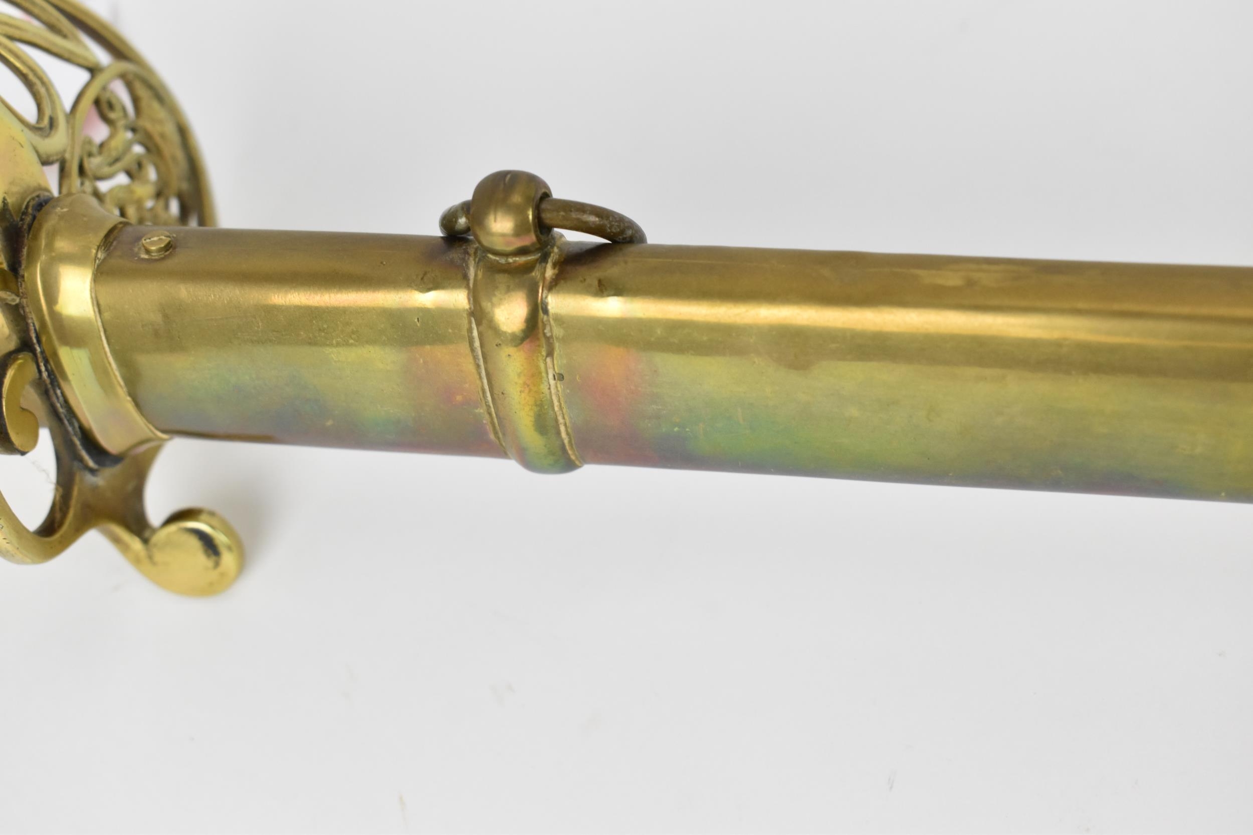 A 20th Century replica of a William IV 1822 pattern Infantry Officers Sword, the blade marked with - Image 12 of 15