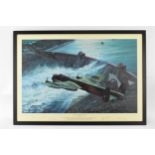 Anthony Saunders - A signed limited edition print entitled 'Low Pass Over The Mohne Dam', numbered