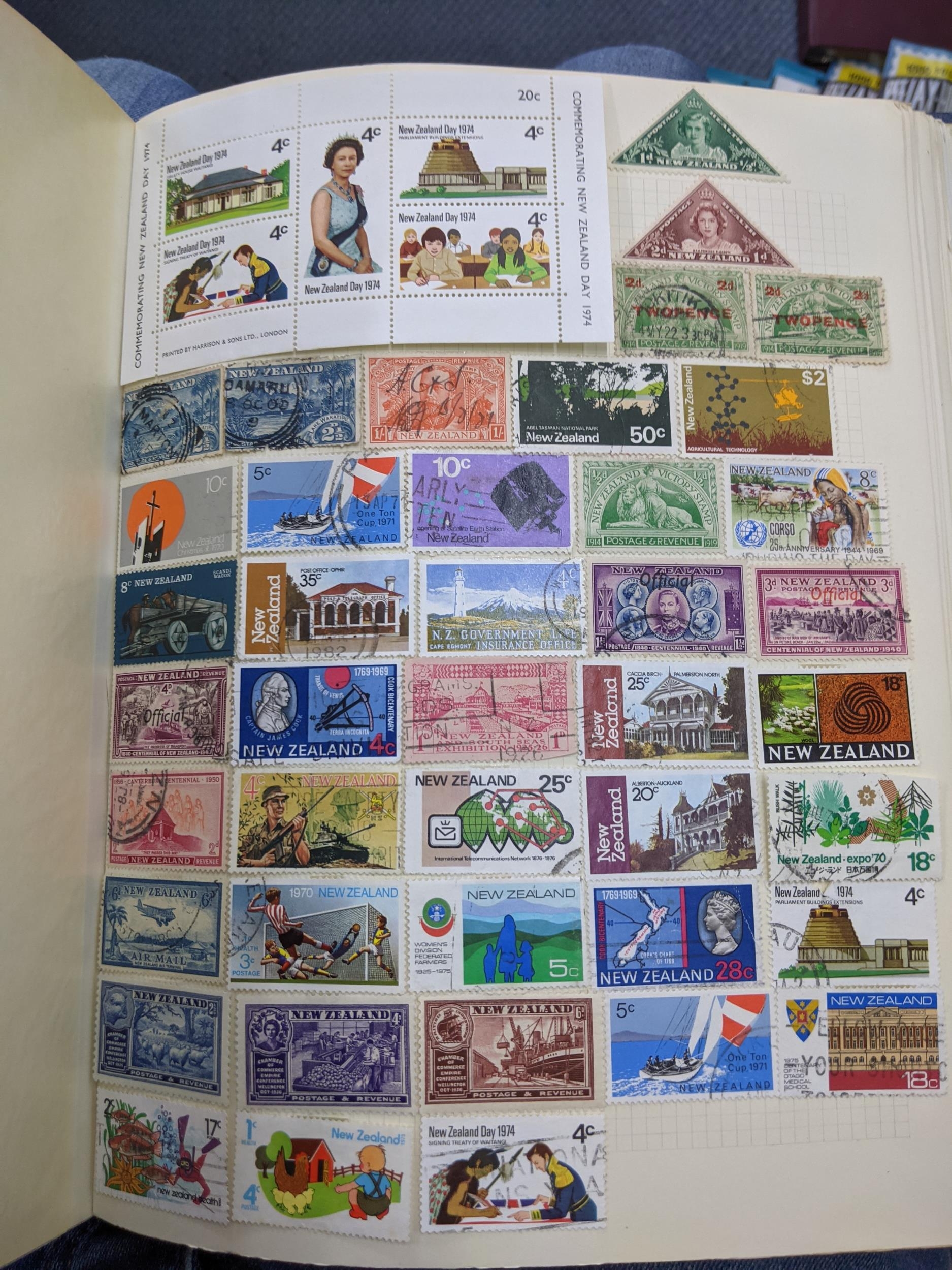 A selection of stamps from around the world, mounted in albums Location: - Image 6 of 9