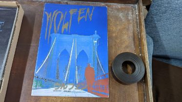 Film collectables from the film Wolfen to include a brochure and a cine roll film Location: