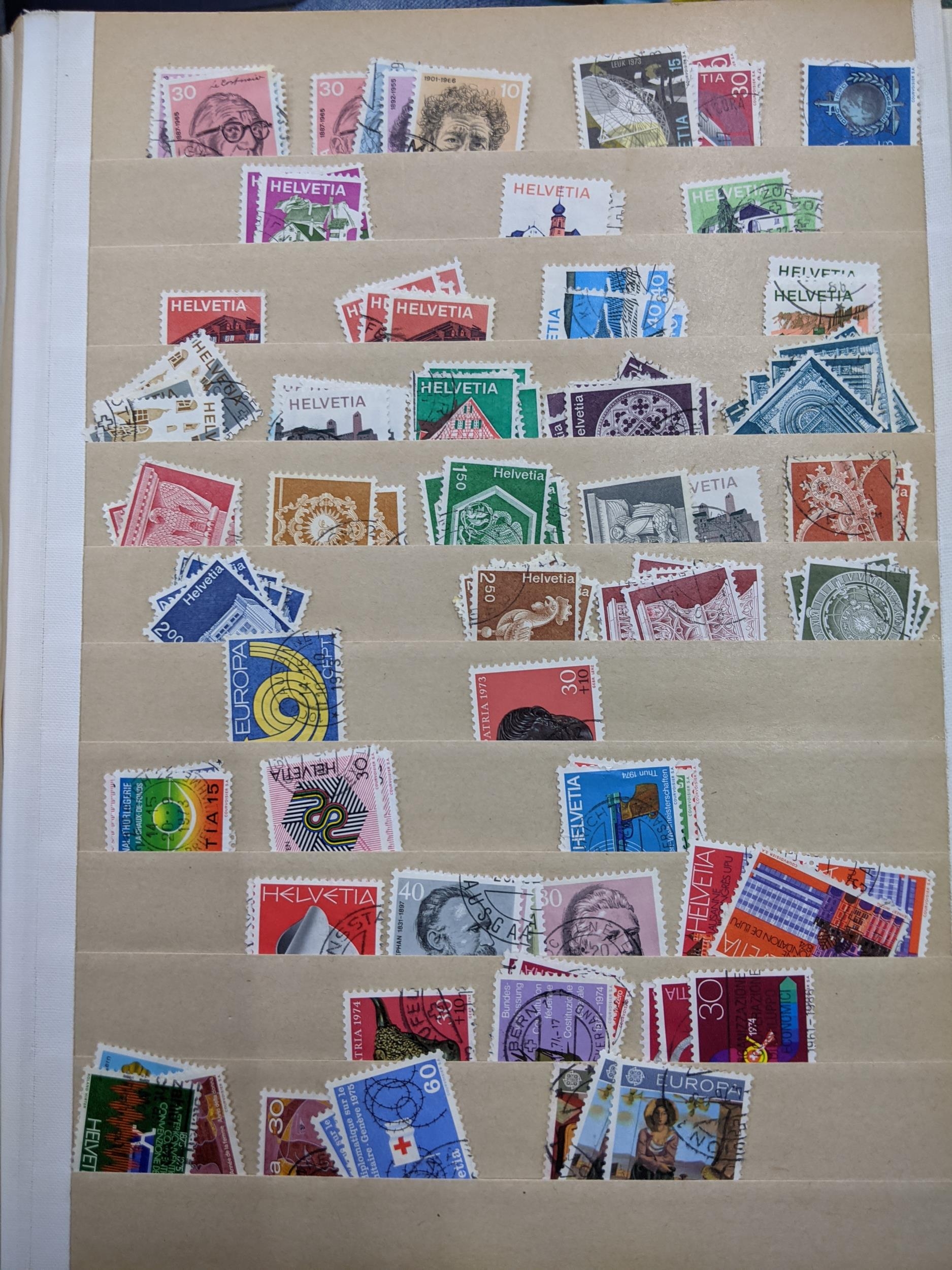 A selection of stamps from around the world, mounted in albums Location: - Image 2 of 9