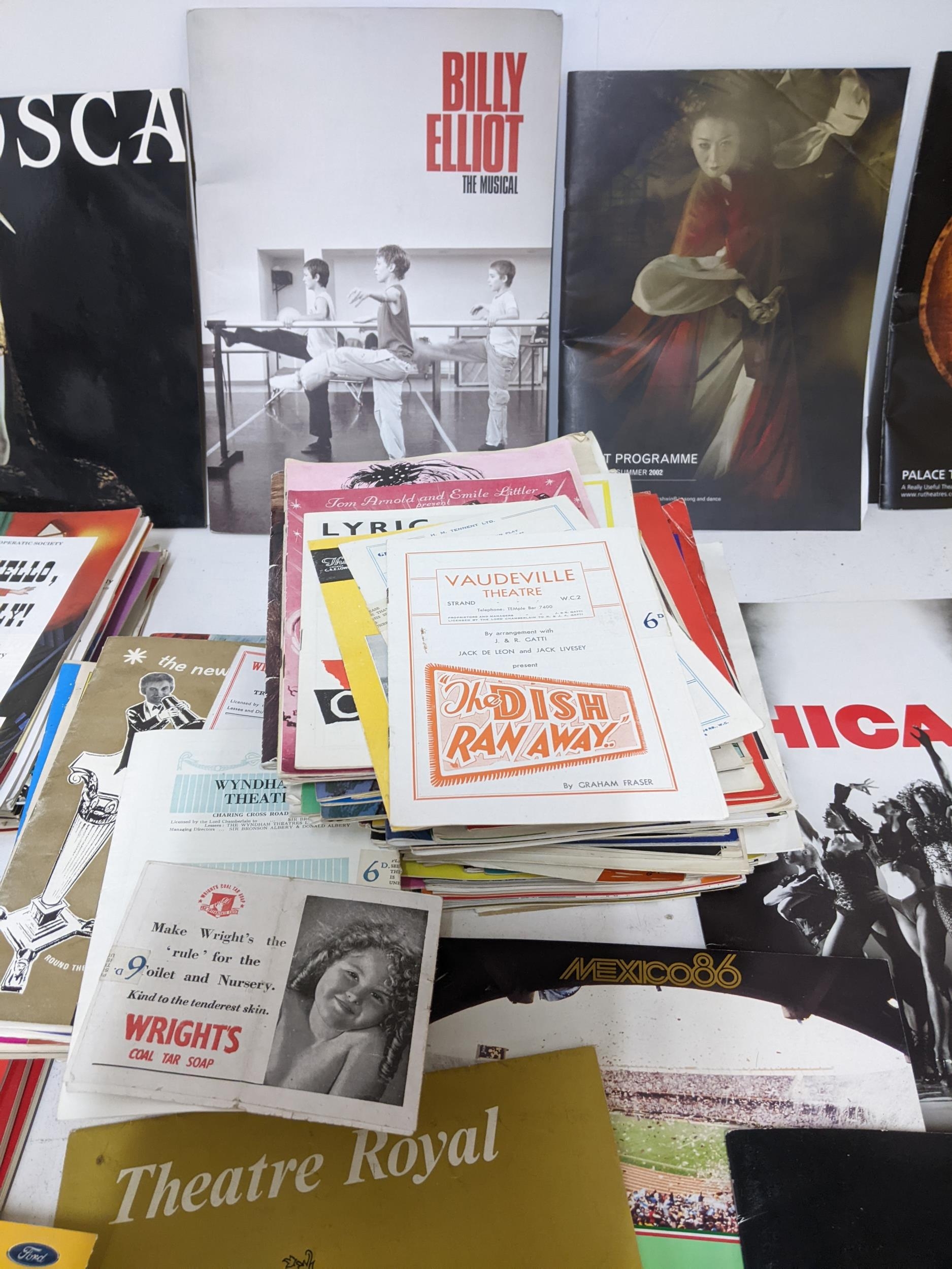 A collection of theatre and sporting programmes, tickets and ephemera, some autographed to include - Image 4 of 5