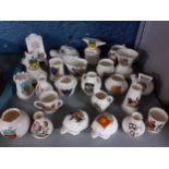 A quantity of crested China A/F to include Carlton, Tuscan and Swan examples. Location: 3:1