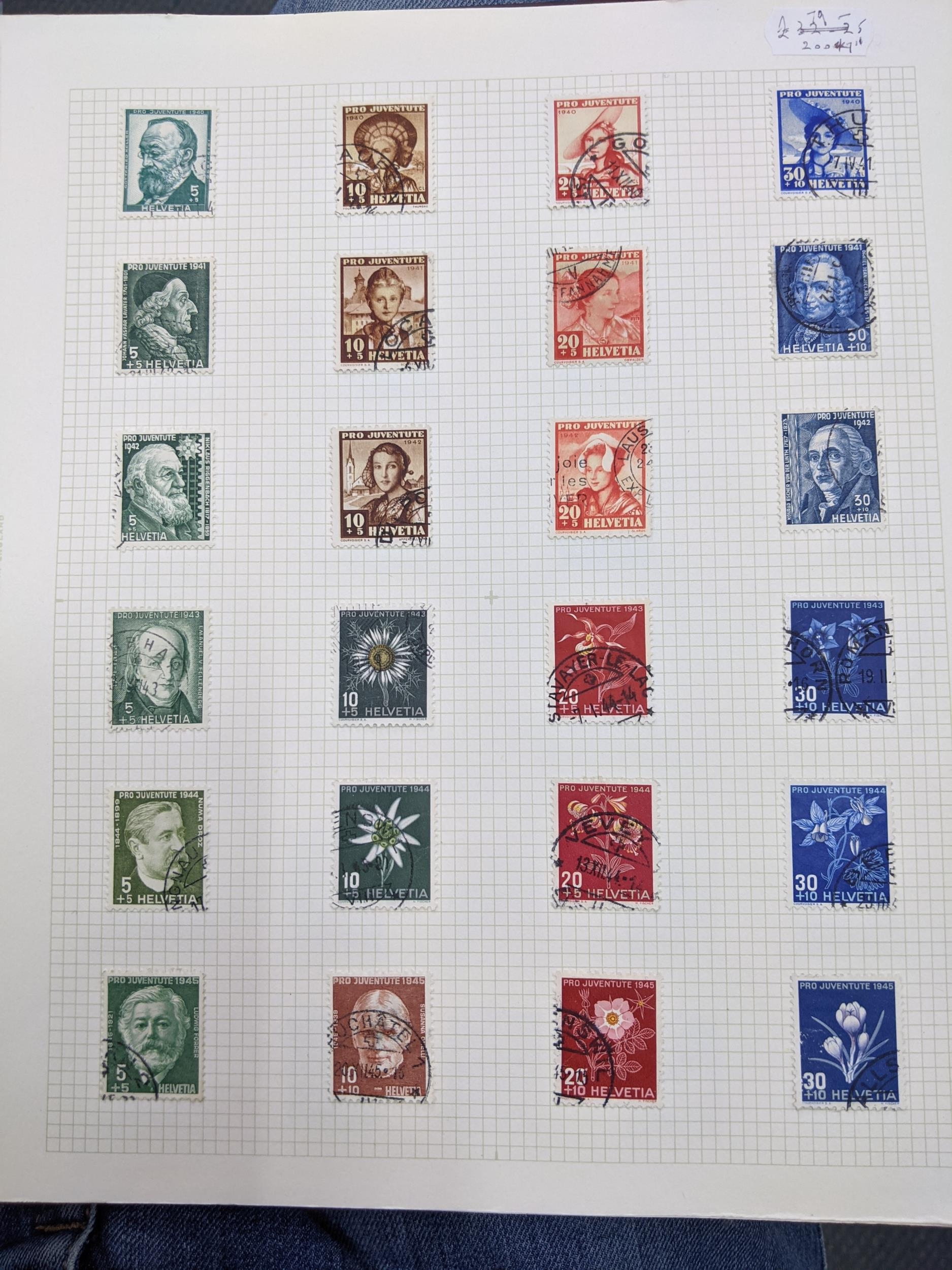 A selection of stamps from around the world, mounted in albums Location: - Image 5 of 9