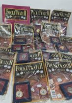 Fifteen unopened Pocket Watch collection magazines and pocket watches Location: