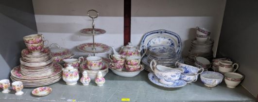 A selection of Royal Albert and other table wares to include a Serena patter part dinner and