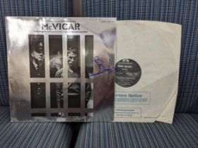 The original soundtrack recording for McVicar 'The Who films presentation starring Roger Daltrey'