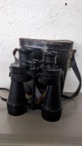 A pair of leather cased Ross London Steplux binoculars Location: