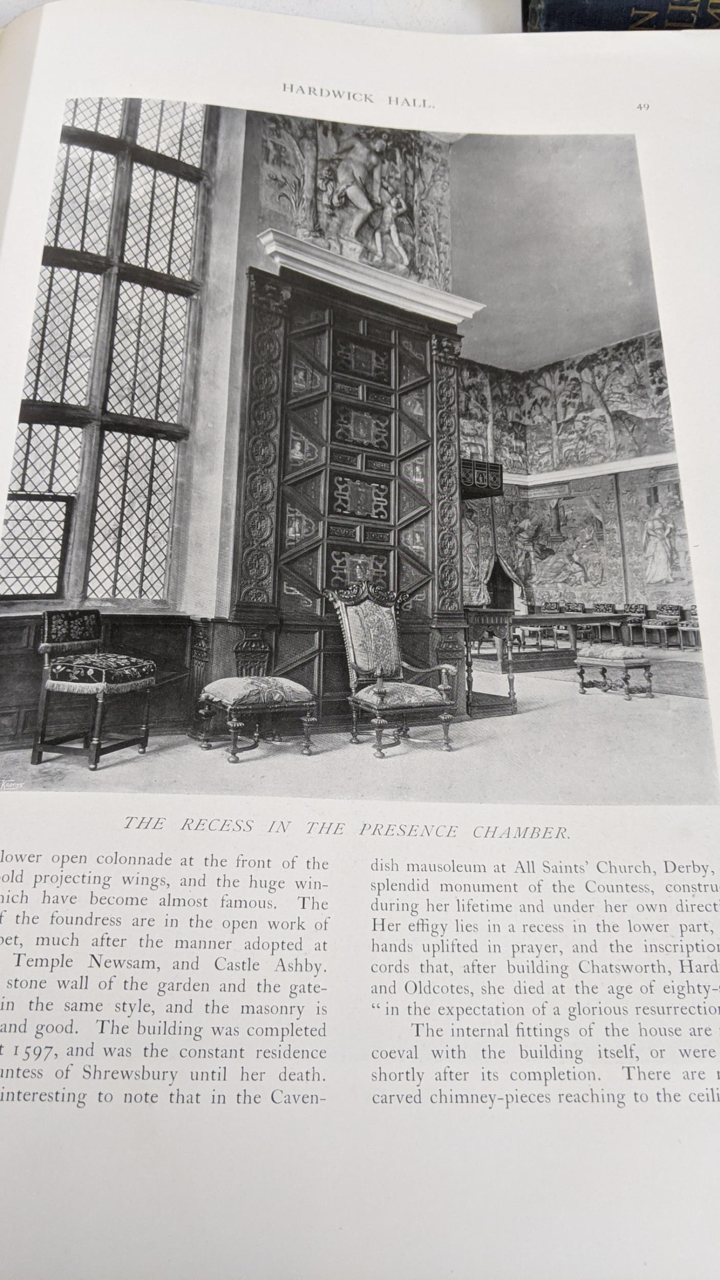 Five hardback books to include 'In English Homes' by Charles Latham and Domesday Book Studies - Image 5 of 6