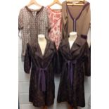 Mixed ladies clothing to include 2 Hoss purple and brown machine embroidered formal coats,