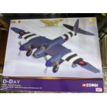 A boxed Corgi Aviation Archive limited edition diecast model of a D-Day 60th Anniversary DH Mosquito