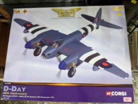 A boxed Corgi Aviation Archive limited edition diecast model of a D-Day 60th Anniversary DH Mosquito