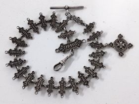 An early/mid 20th century 'St Johns Ambulance' pocket watch chain Location: