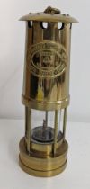 A Thomas and Williams brass mining lamp Location: