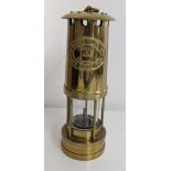 A Thomas and Williams brass mining lamp Location: