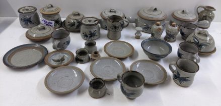 A collection of Cornish Truro pottery to include cups, jugs, jars and other items Location: