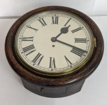 An early 20th century 12 inch dial clock with an 8-day fusee movement Location: