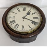An early 20th century 12 inch dial clock with an 8-day fusee movement Location: