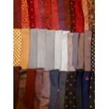A large quantity of vintage ties to include club ties, Tie Rack examples, Edinburgh Kilt Company,