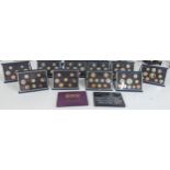 British Coins - A collection of Royal Mint UK Coin Sets, comprising of 1988-1999 along with 1970 and
