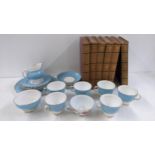 A Colclaugh part tea service together with a set of encyclopaedia books Location: